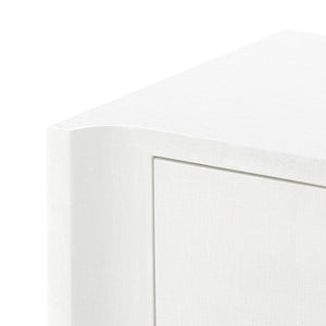 3-Drawer & 2-Door Cabinet in White Lacquered | Audrey  Collection | Villa & House