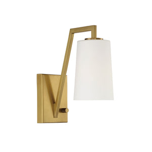 Avon 1 Light Aged Brass Wall Mount