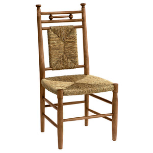 Abigail Armless Dining Chair with Woven Seat