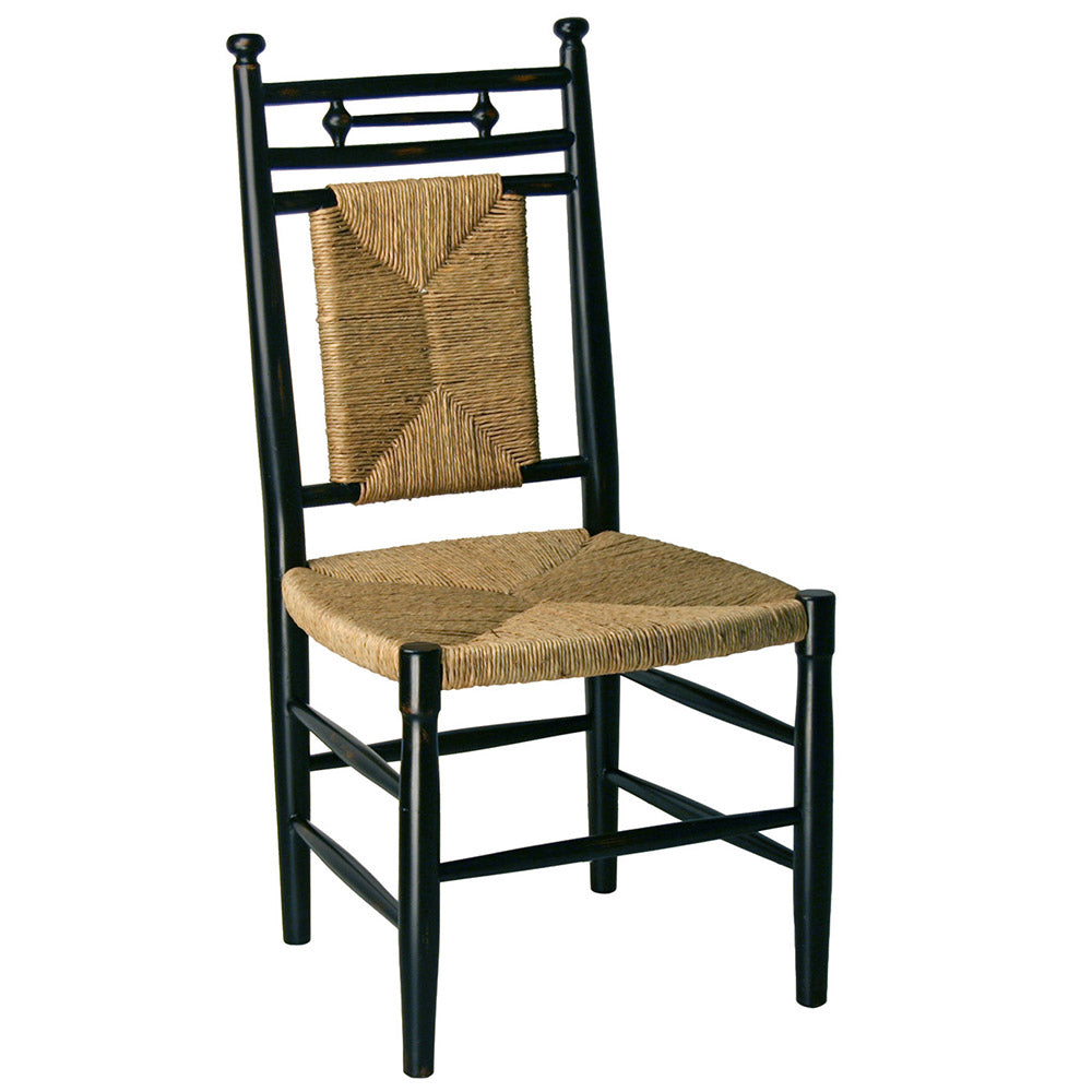 Abigail Armless Dining Chair with Woven Seat