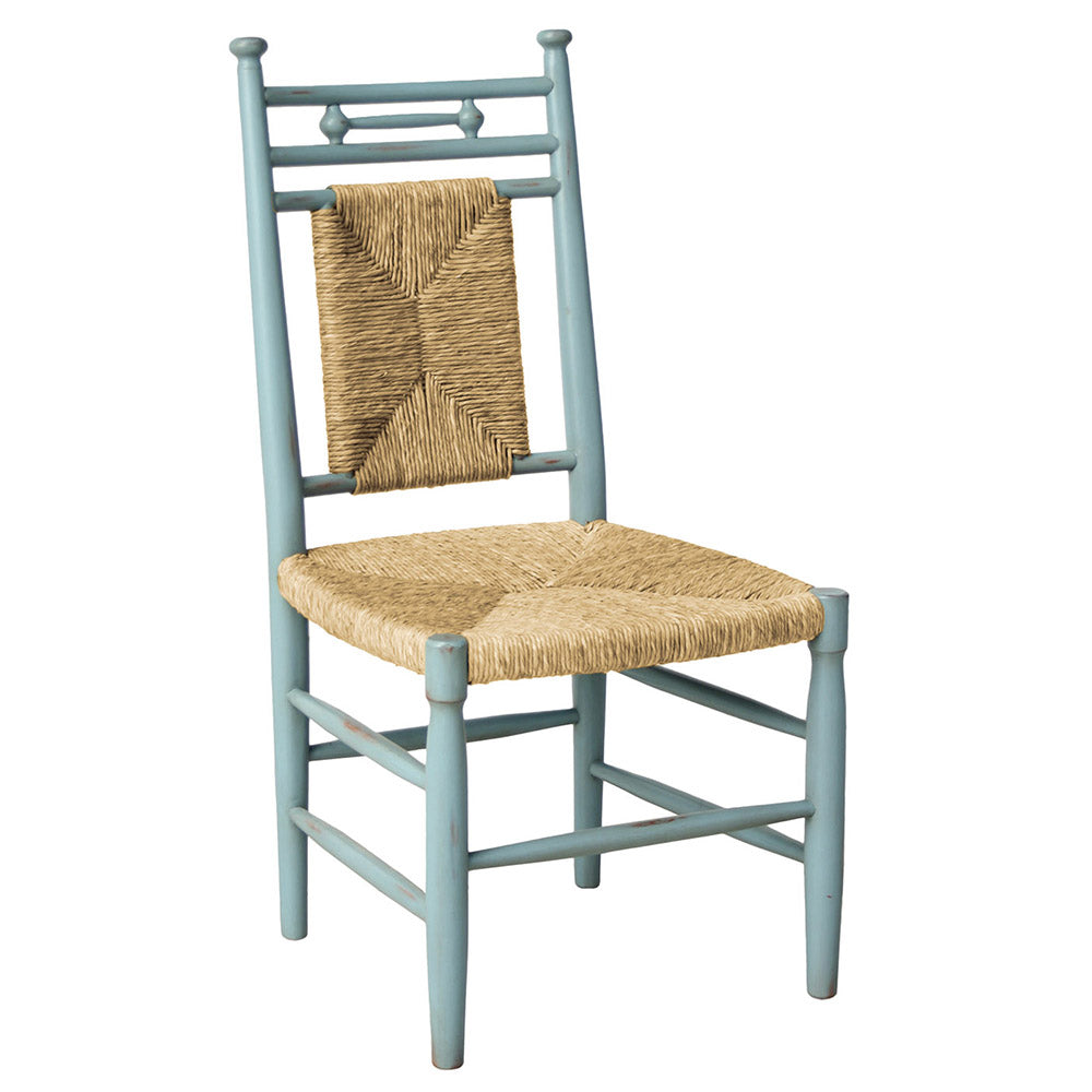 Abigail Armless Dining Chair with Woven Seat