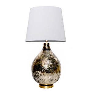 Alexander Smokey Mercury Glass Table Lamp