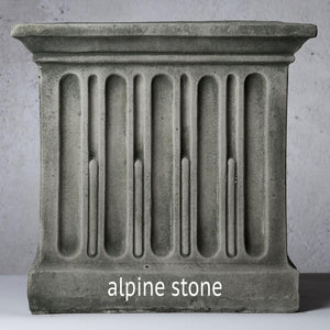 Cast Stone Beveled Songbird Fountain - Greystone (Additional Patinas Available)