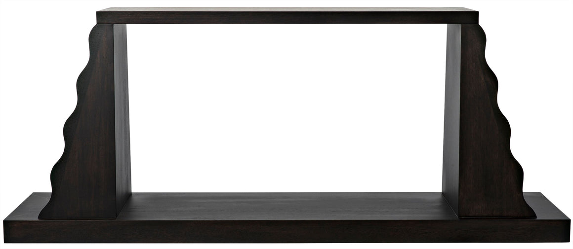 Aurora Console - Ebony Walnut