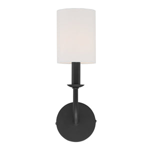 Bailey 1 Light Matte Black Wall Mount
