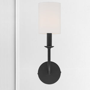 Bailey 1 Light Matte Black Wall Mount