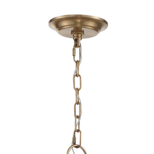 Bailey 8 Light Aged Brass Chandelier