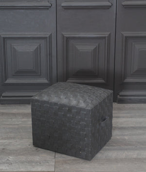 Brooklyn Leather Stool, #17