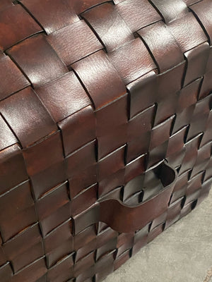 Brooklyn Leather Stool