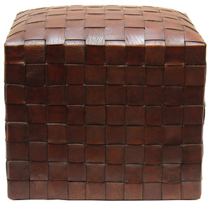 Brooklyn Leather Stool