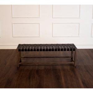 Long Bench Madeira 54" Black