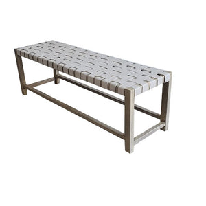 Long Bench Madeira 54" ,Creme