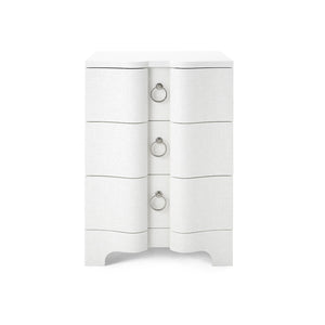 3-Drawer Side Table in White | Bardot Collection | Villa & House