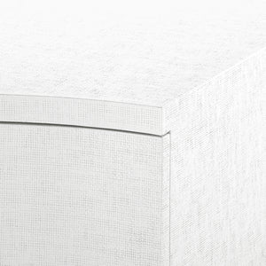 3-Drawer Side Table in White | Bardot Collection | Villa & House