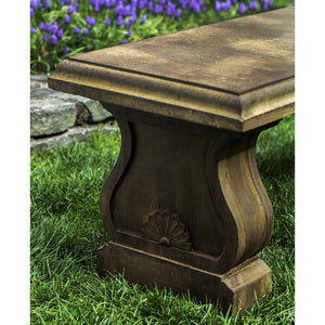 Classically Styled Stone Bench - Pietra Nuova Patina