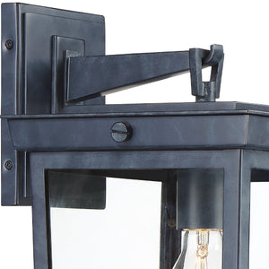 Belmont Outdoor 1 Light Graphite Wall Mount