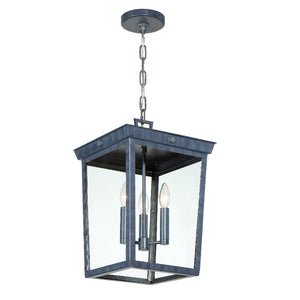 Belmont Outdoor 3 Light Graphite Pendant