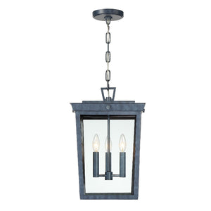 Belmont Outdoor 3 Light Graphite Pendant