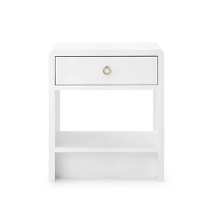 1-Drawer Side Table in White | Benjamin Collection | Villa & House