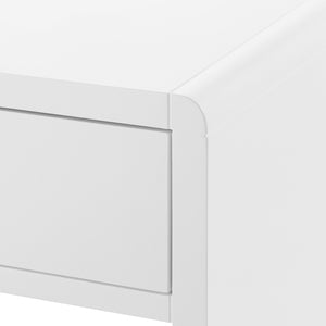 1-Drawer Side Table in White | Benjamin Collection | Villa & House