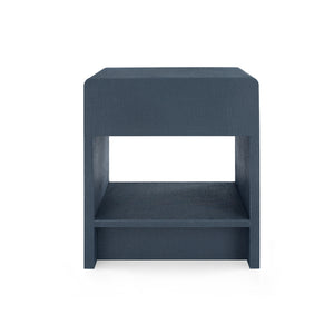 1-Drawer Side Table , Blue Steel | Benjamin Collection | Villa & House