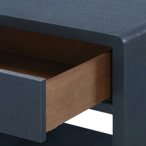 1-Drawer Side Table , Blue Steel | Benjamin Collection | Villa & House