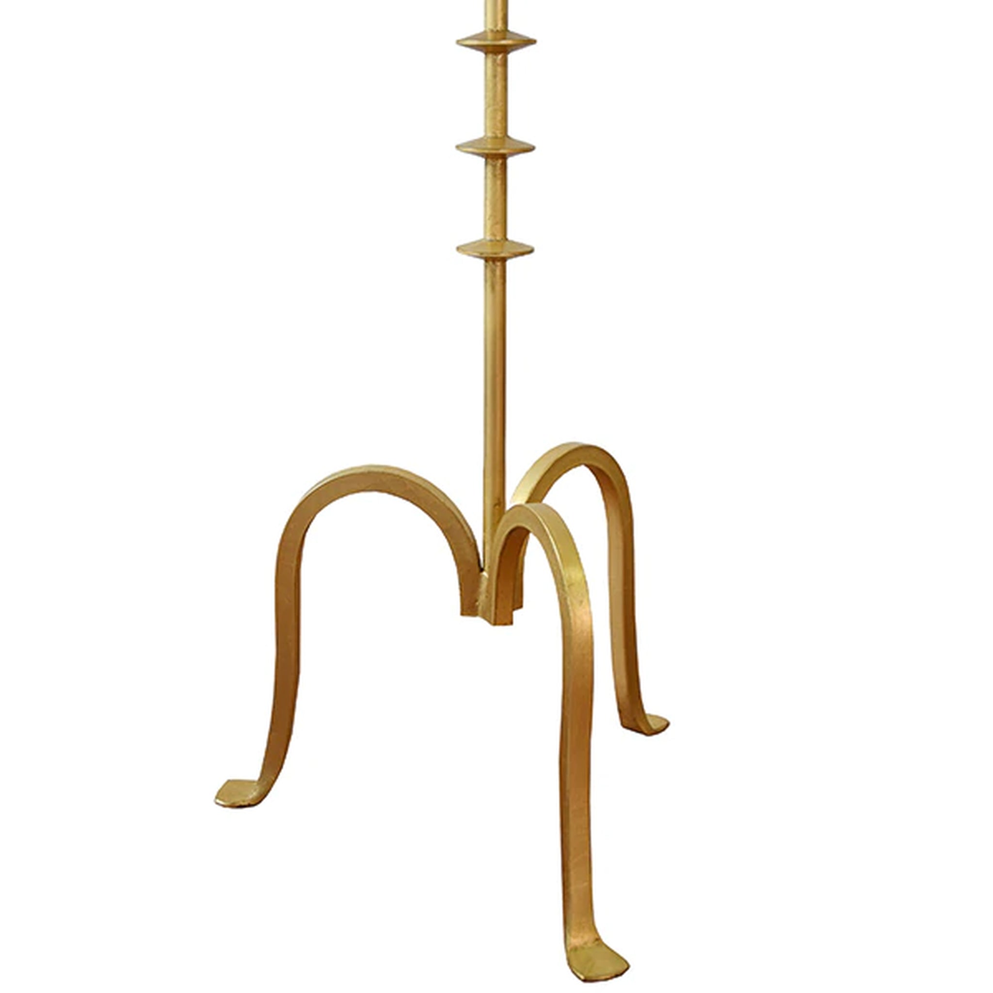 Worlds Away Bessie Round Mirrored Top Cigar Table - Gold Leaf