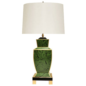 Worlds Away Bianca Table Lamp – Malachite