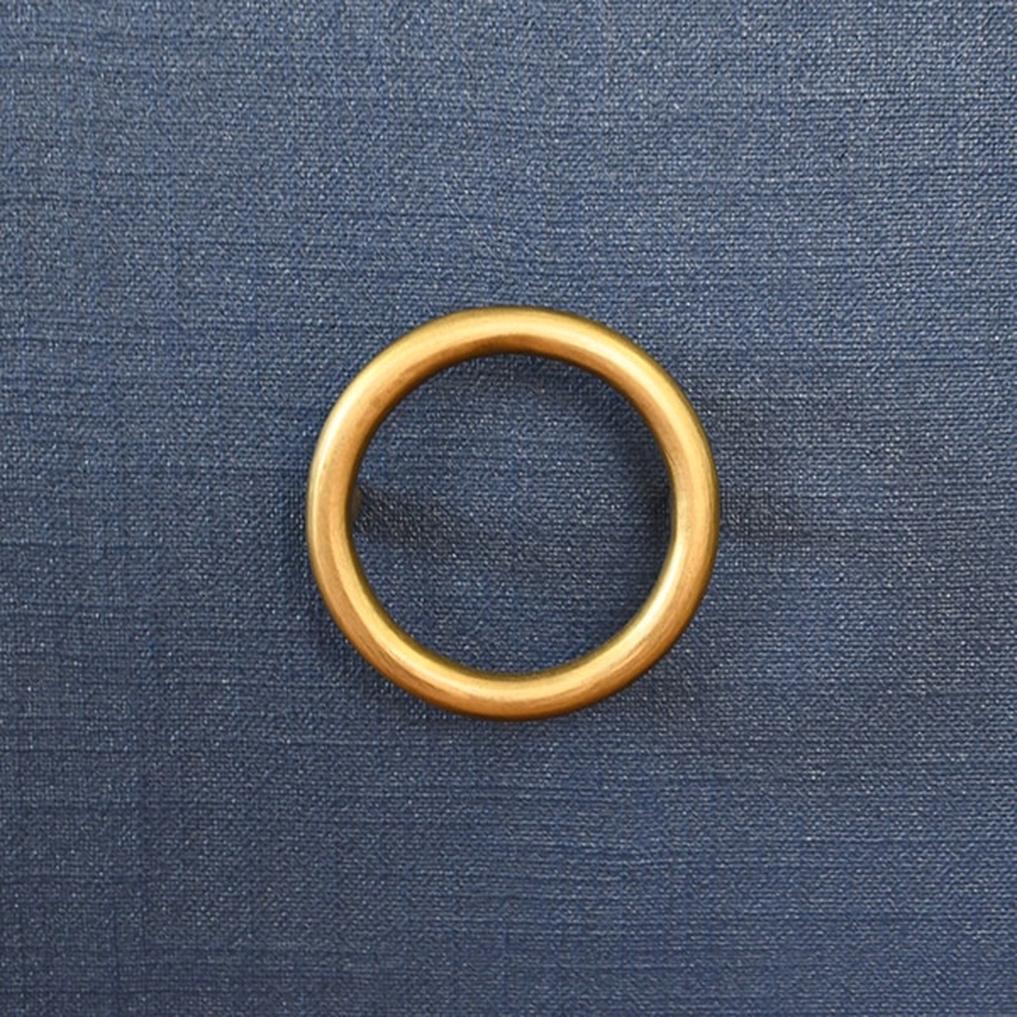 Worlds Away Blanche Bath Vanity with Brass Hardware - Textured Navy Linen