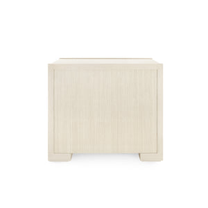 3-Drawer Side Table in Blanched Oak | Blake Collection | Villa & House