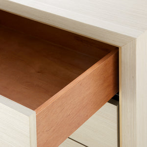 3-Drawer Side Table in Blanched Oak | Blake Collection | Villa & House