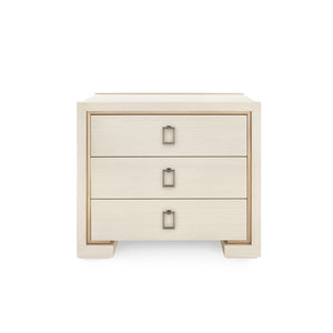 3-Drawer Side Table in Blanched Oak | Blake Collection | Villa & House