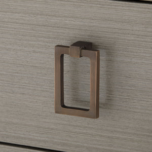 3-Drawer Side Table in Taupe Gray | Blake Collection | Villa & House