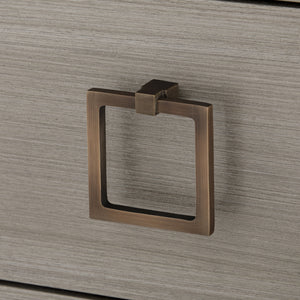 3-Drawer Side Table in Taupe Gray | Blake Collection | Villa & House