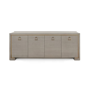 4-Door Cabinet , Taupe Gray | Blake Collection | Villa & House