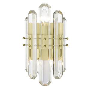 Bolton 3 Light Aged Brass Wall Mount