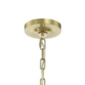 Bolton 8 Light Aged Brass Chandelier