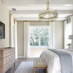 Bolton 8 Light Aged Brass Chandelier