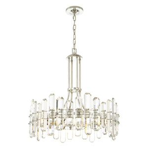 Bolton 8 Light Aged Brass Chandelier