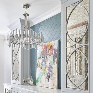 Bolton 8 Light Aged Brass Chandelier