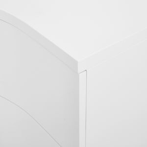 3-Drawer Side Table in White | Brigitte Collection | Villa & House