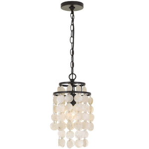 Brielle 1 Light Dark Bronze Mini Chandelier