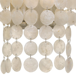 Brielle 2 Light Antique Silver Wall Mount