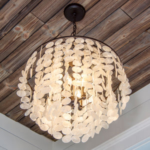 Brielle 4 Light Dark Bronze Chandelier