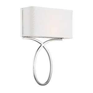 Brinkley 2 Light Polished Nickel Wall Mount