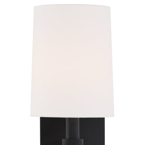 Bromley 1 Light Black Forged Wall Mount