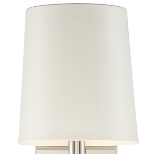 Bromley 1 Light Polished Nickel Wall Mount