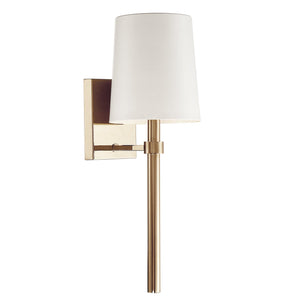 Bromley 1 Light Antique Gold Wall Mount