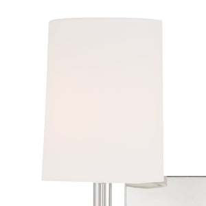 Bromley 2 Light Polished Nickel Wall Mount