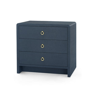 3-Drawer Side Table, Blue Steel  | Bryant Collection | Villa & House